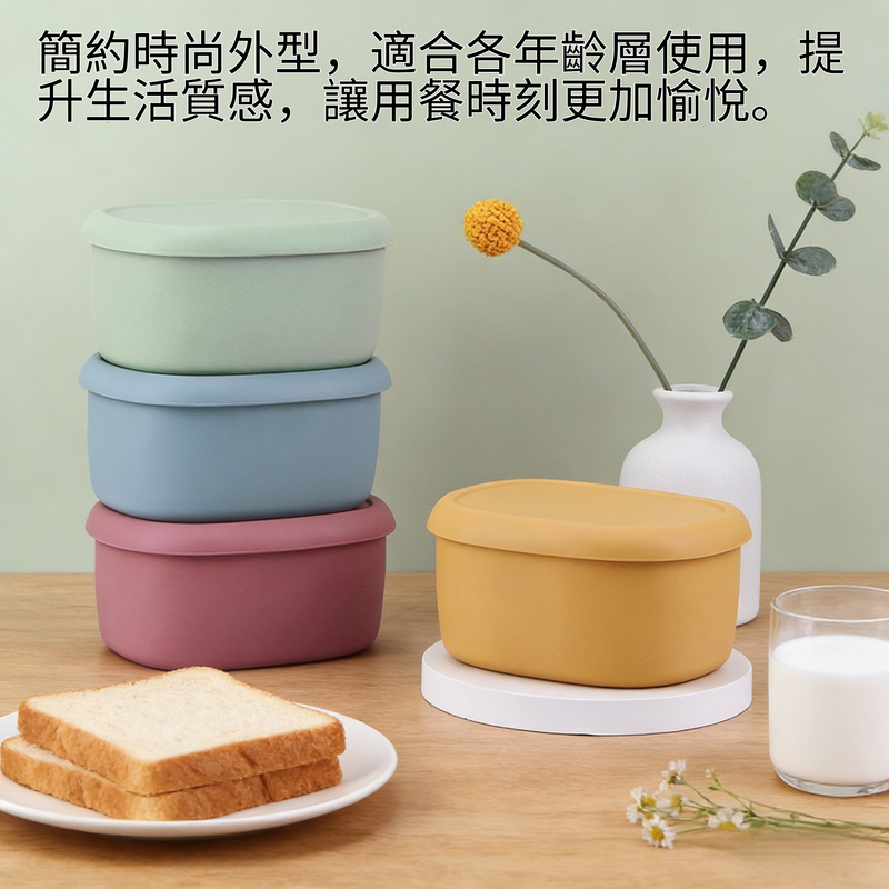 多功能便攜飯盒，適合戶外露營、野餐、微波加熱保溫，適用於學生和職場人士