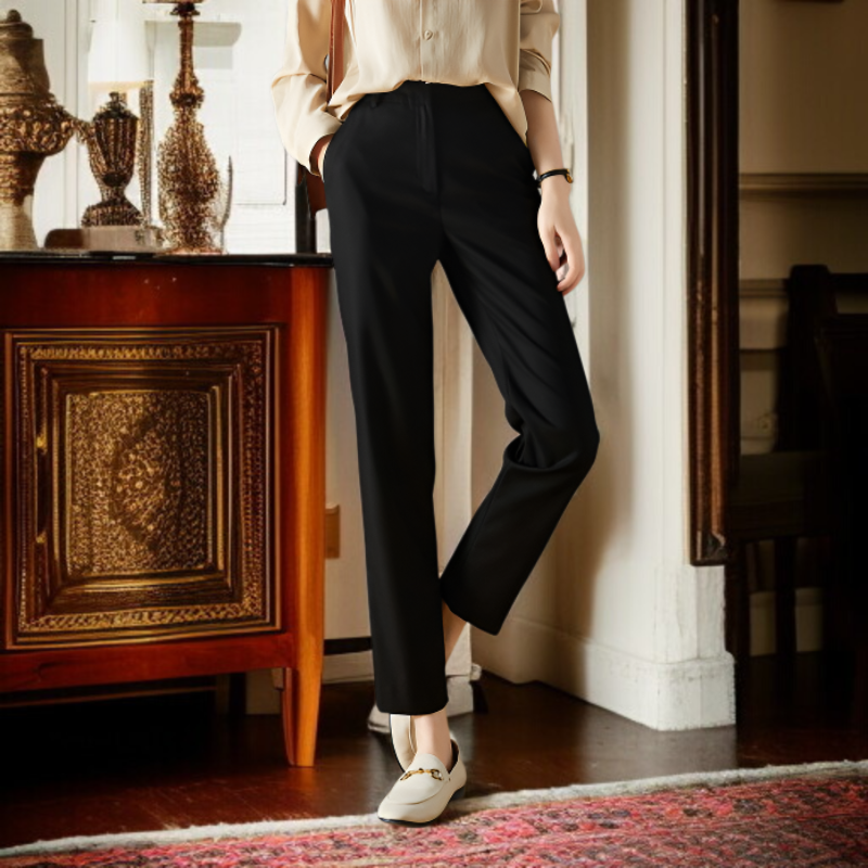 カレーパンツ スリム レディース カジュアルスタイル