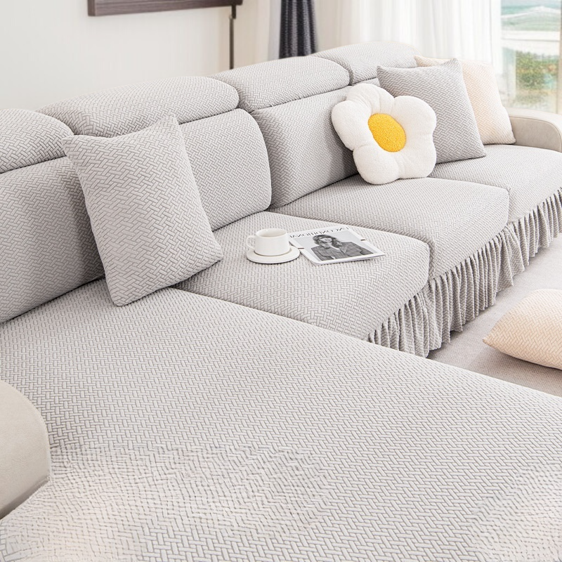 게으름뱅이 사계절용 올백 소파 커버 스판 자카르 가죽 소파 커버 전판 가죽 소파 커버 고양이 잡이 올백 게으름뱅이 소파 커버