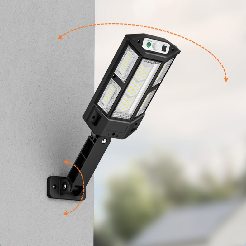 สายไฟฟรีการควบคุมระยะไกลมนุษย์เหนี่ยวนำโคมไฟพลังงานแสงอาทิตย์