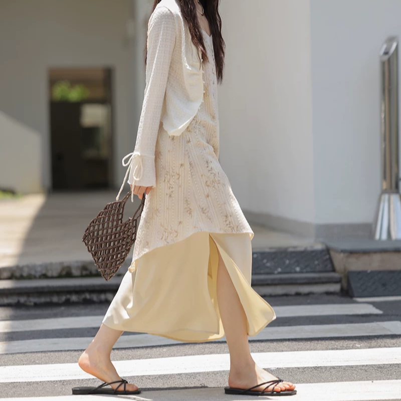 Floral Print Spaghetti-Strap Dress