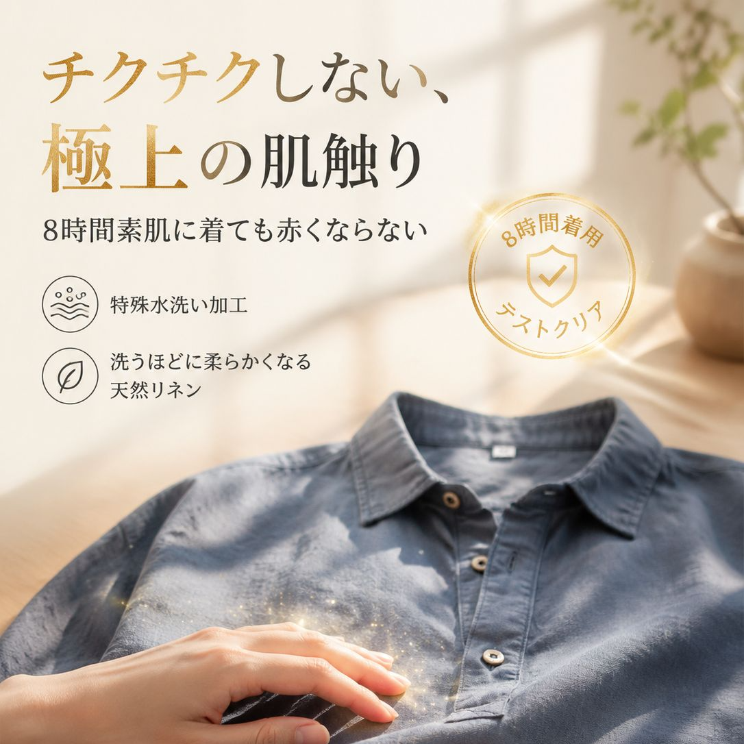 無地シンプル長袖Tシャツ
