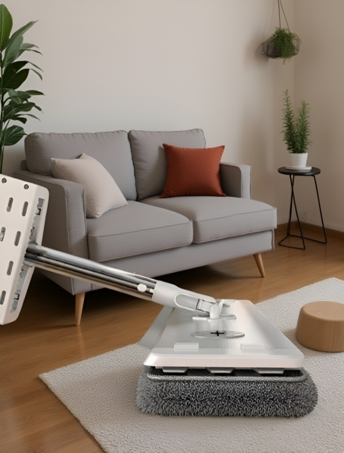 オフィスで使えるフラットモップの使用例