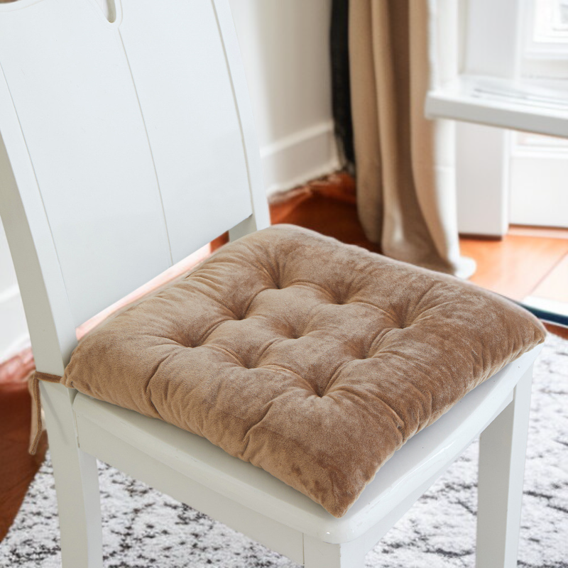 純色加厚絎縫沙發墊