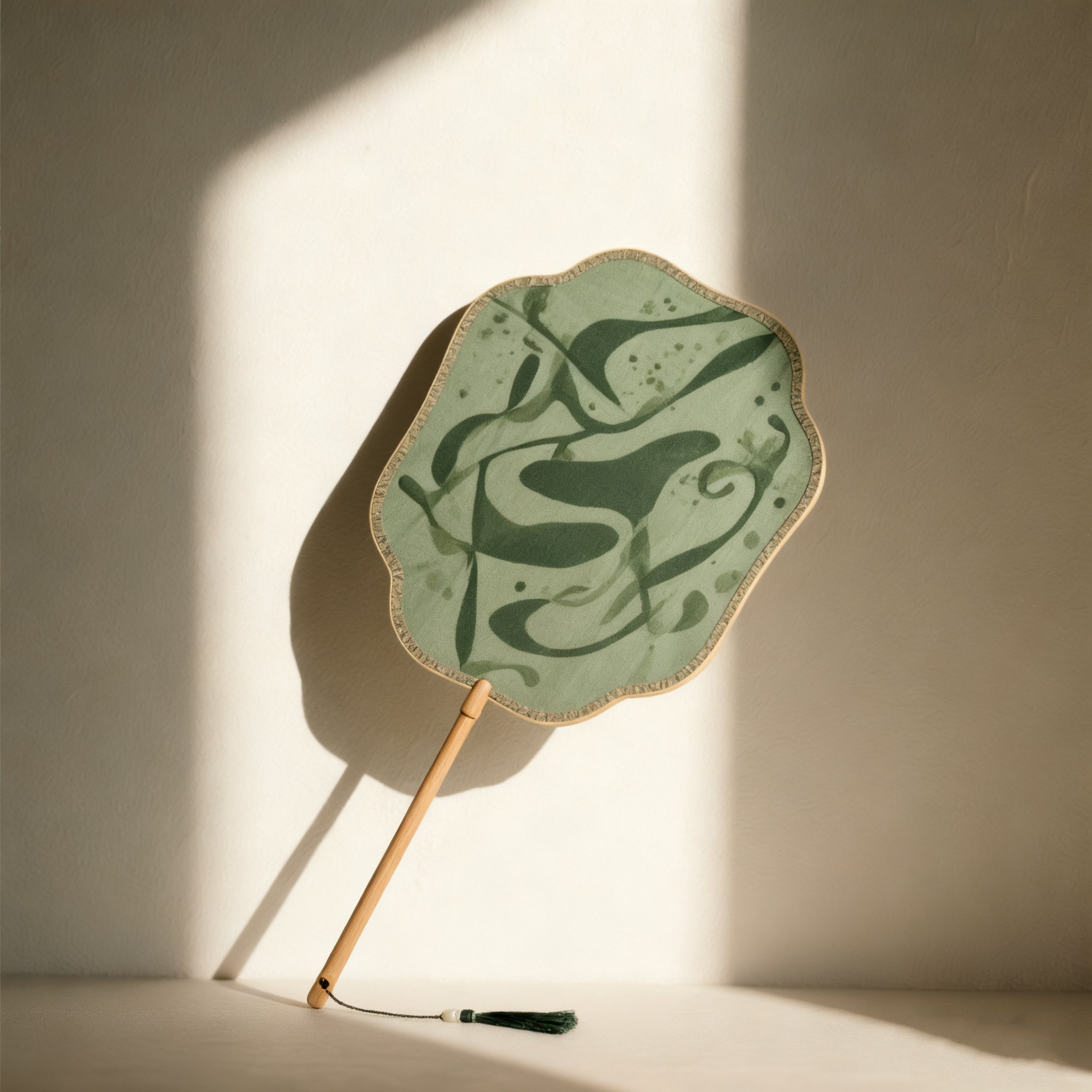 한국 전통 스타일 부채 3종 세트 전체 이미지