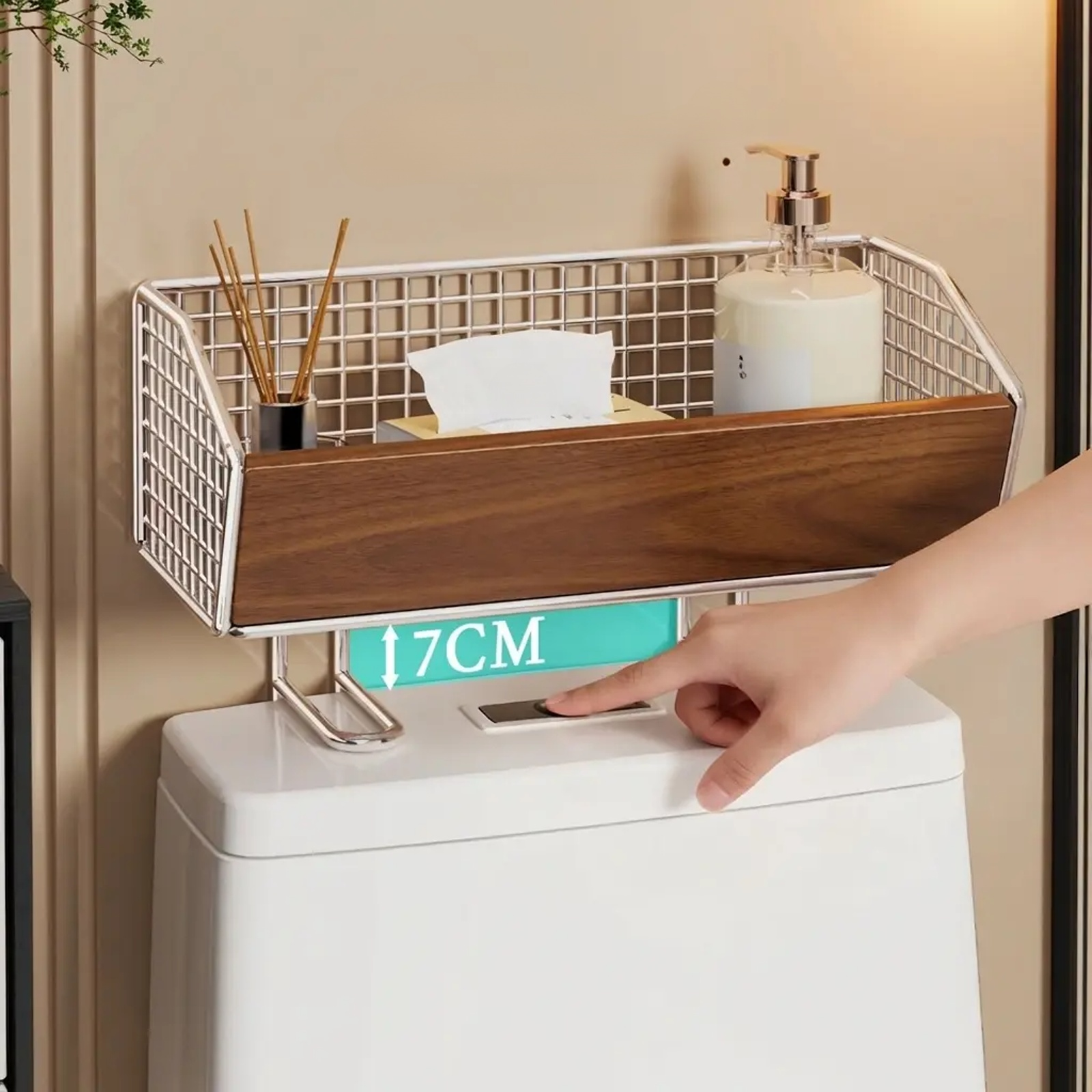 バスルームトイレ上スペース活用ラック