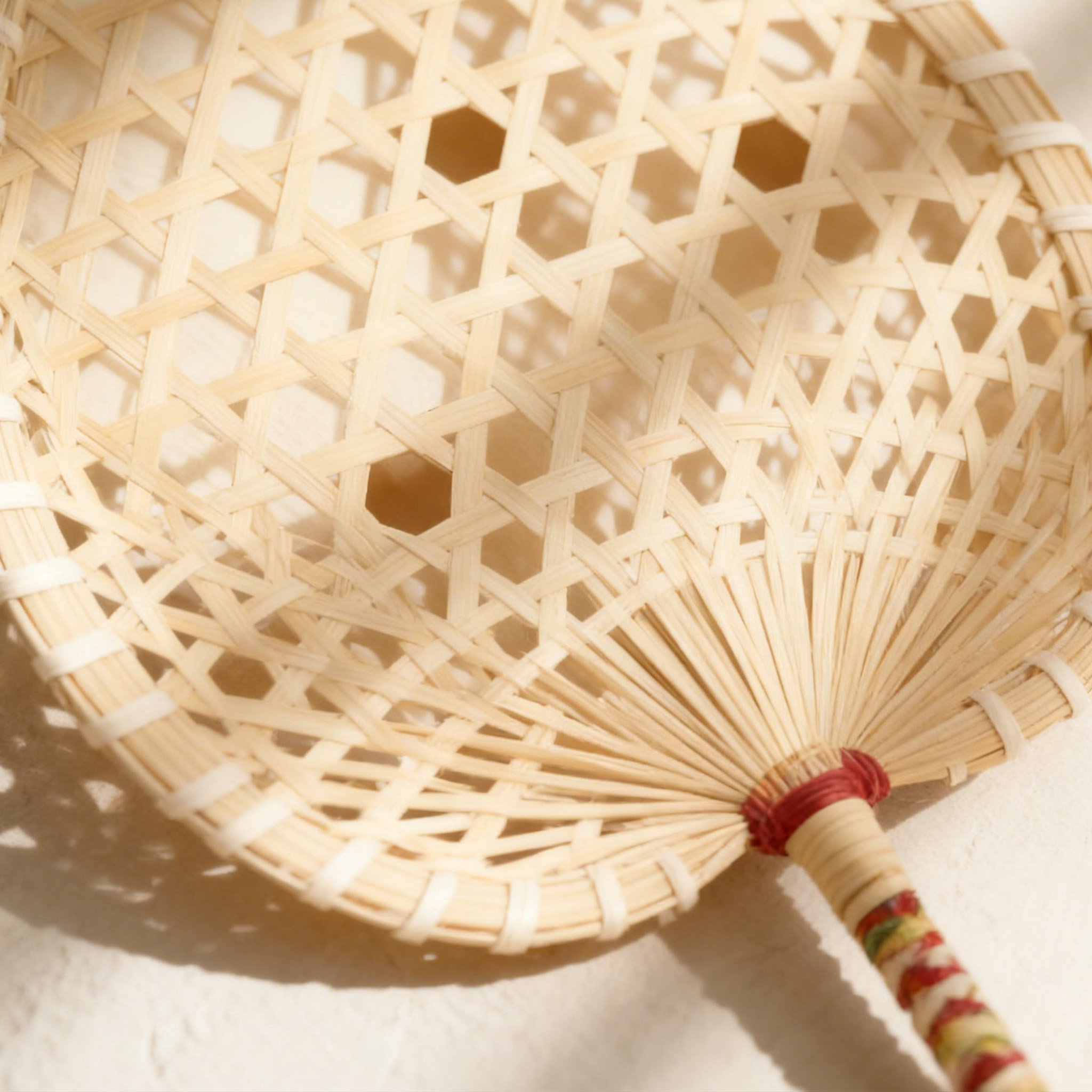 藤編み団扇 5枚セット