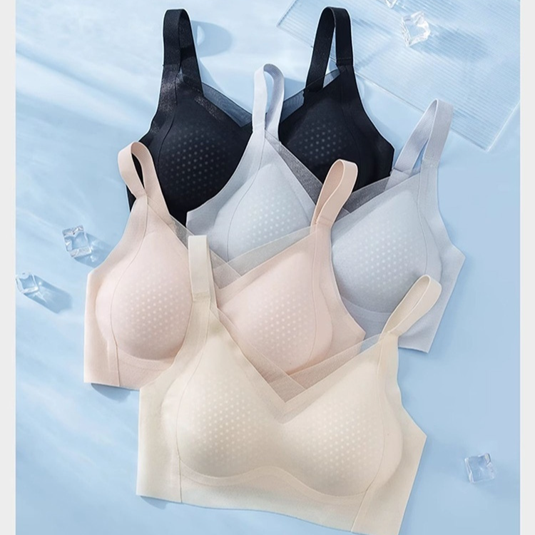 女性用超薄シームレスアイスブラ