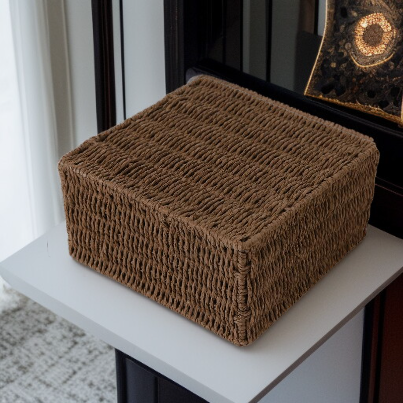 화장품 및 소품 정리함 뚜껑 달린 다용도 수납박스