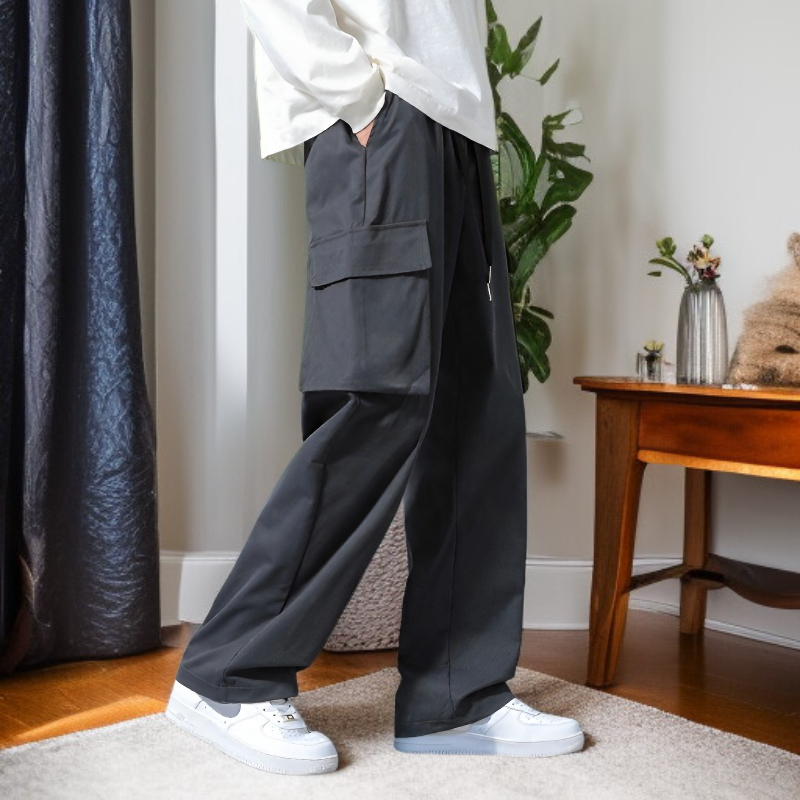 일자형 카고 팬츠