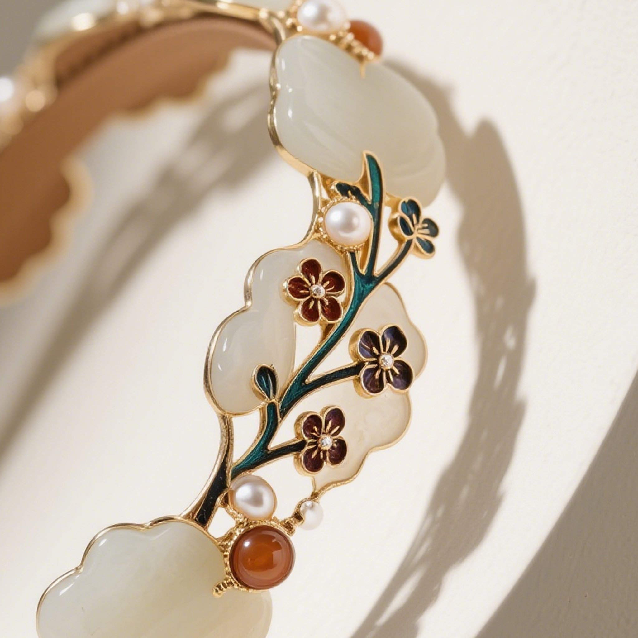 ミニマルデザインフラワーカチューシャ