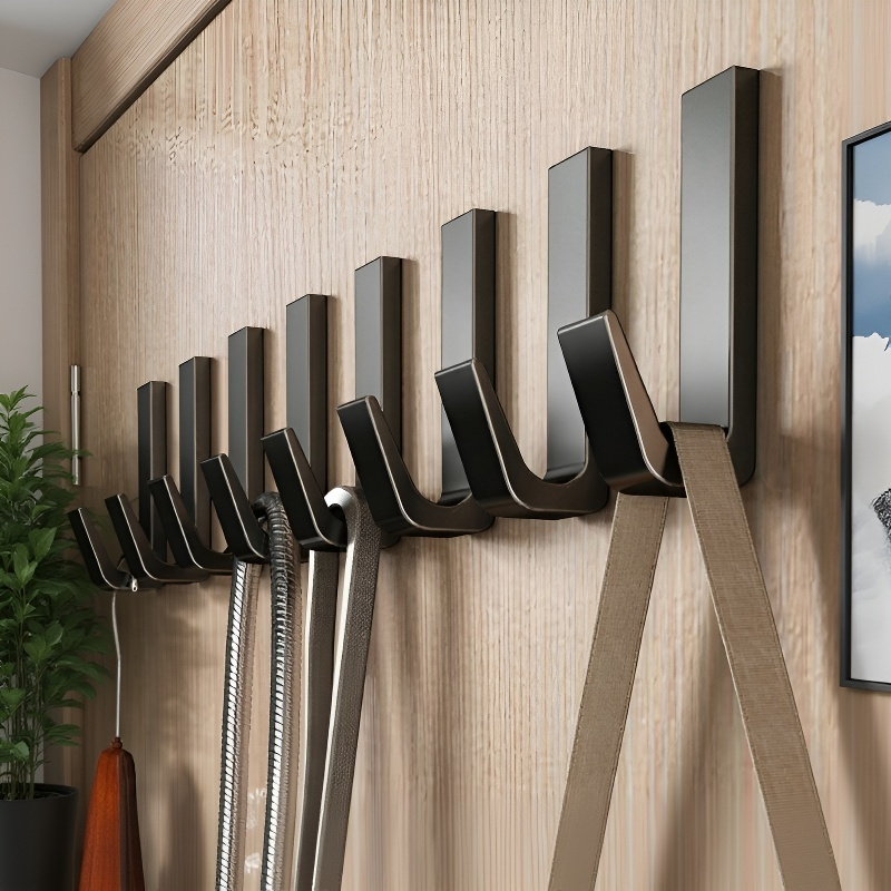 Percha de pared con pegamento fuerte, instalación sin taladro