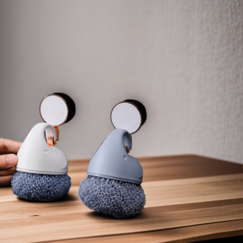 シルクフリーの家庭用クリーニングブラシ 短柄短刷 クリーニングボール 家庭用キッチンポットブラシ 食器洗いブラシ