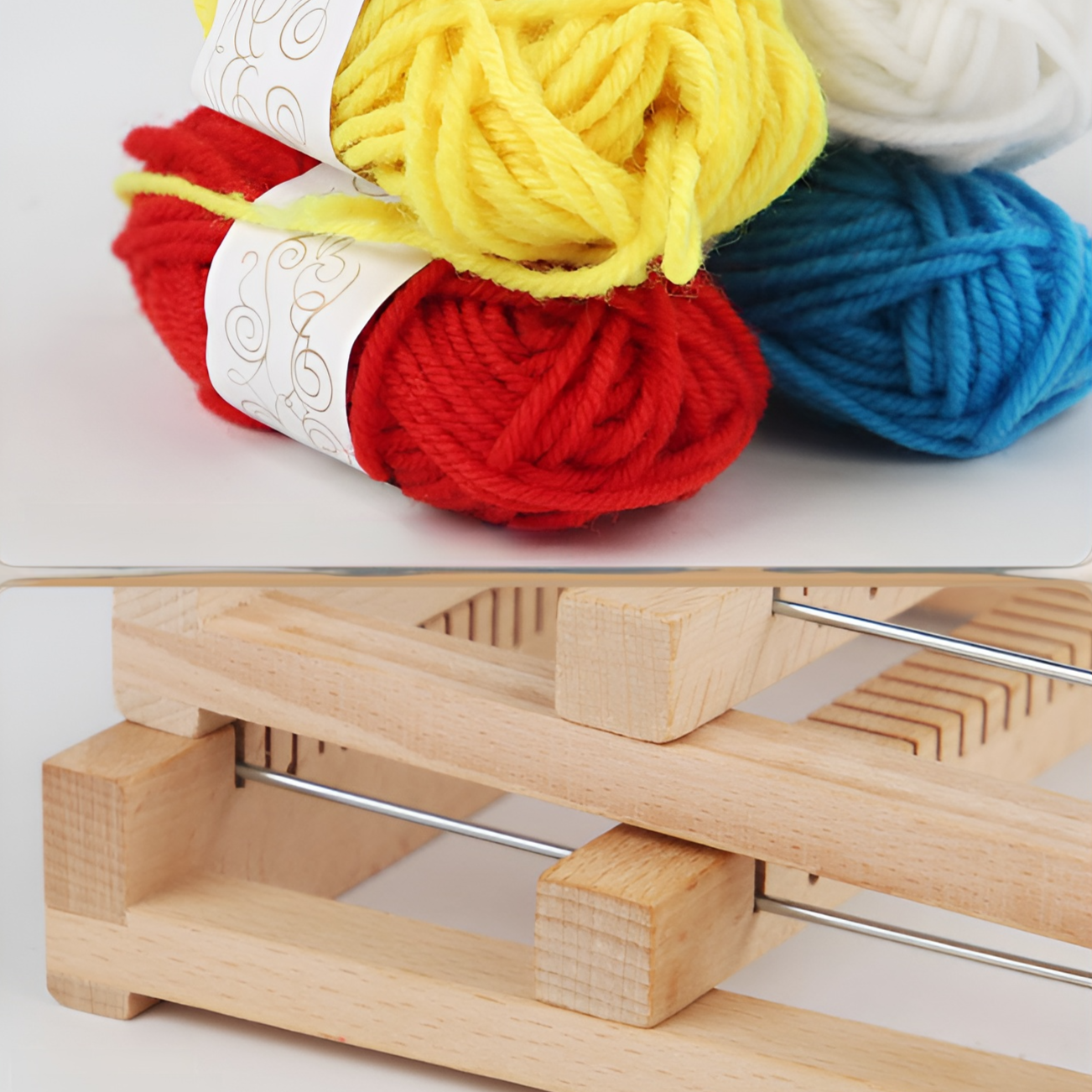 나무 직기 어린이용 핸드메이드 선물