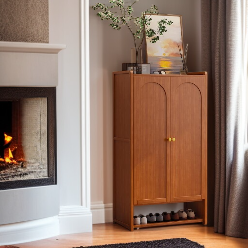 直立式高級感家用門口大容量收納鞋架