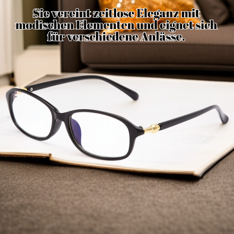  Damen-Lesebrille mit klassischem Muster