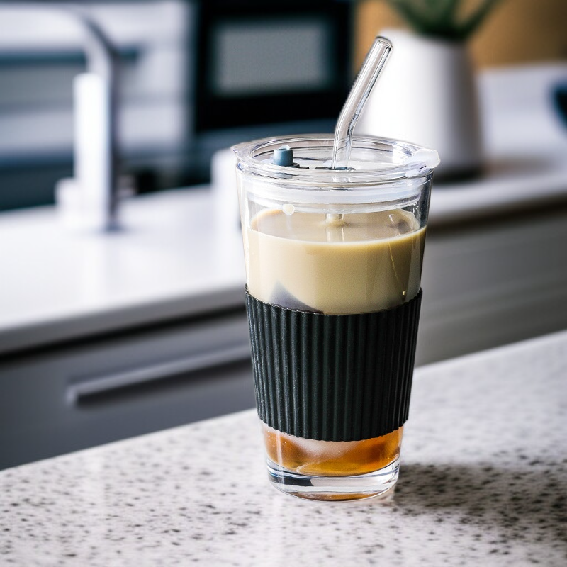 niedlicher Saftgetränkebecher