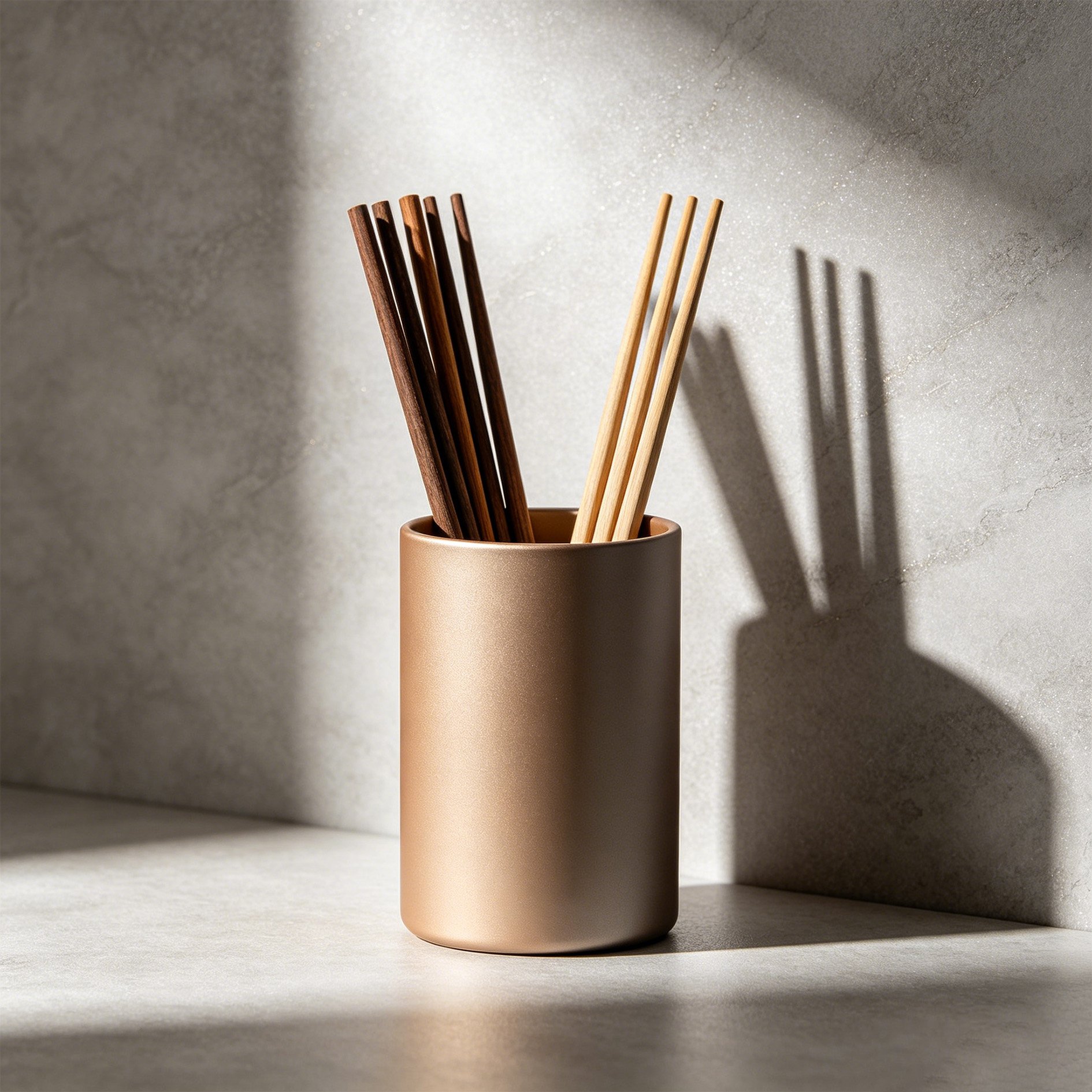 Modern utensil organizer for chopsticks and cutlery