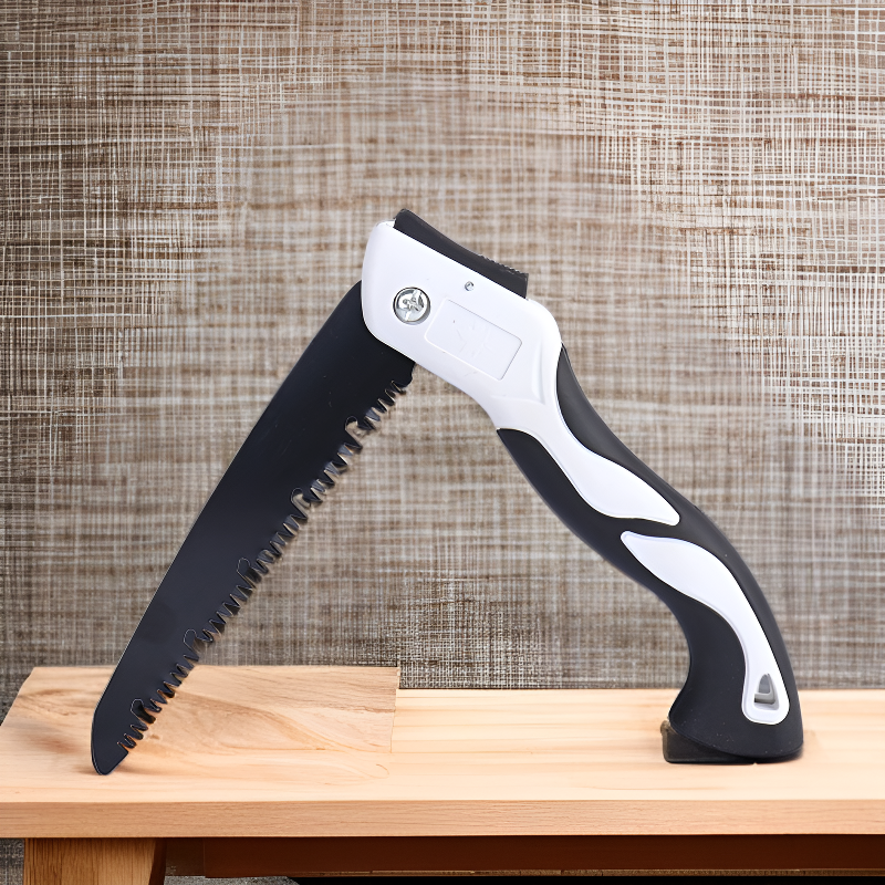 Klappbare Gartensäge für den Außenbereich mit gummiertem Griff, scharfe Klappsäge