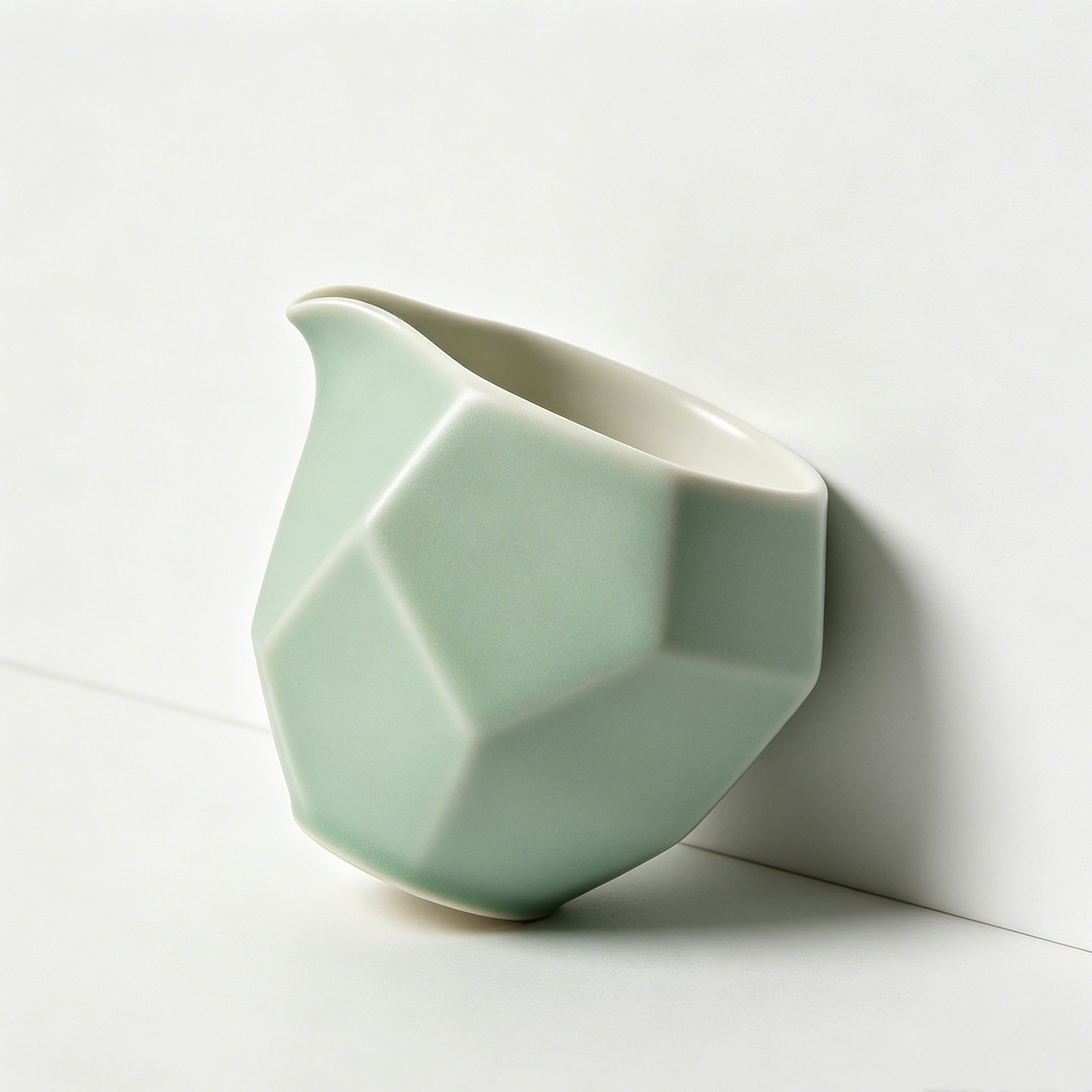 Detailansicht der Celadon-Glasur auf den Teetassen