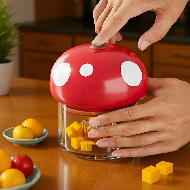 간편하게 마늘을 다지는 전동 요리기