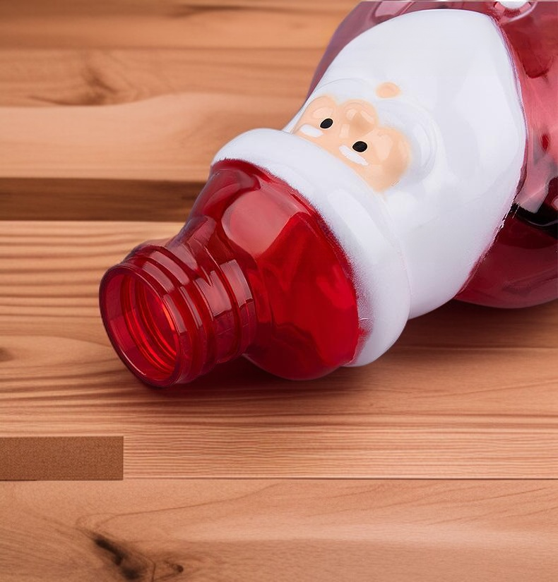 크리스마스 테이블 데코 산타 인형 병