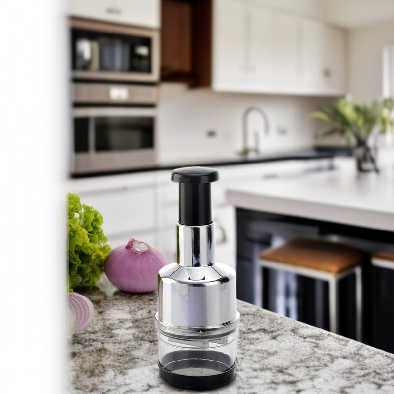 ステンレス手動ニンニクみじん切り器