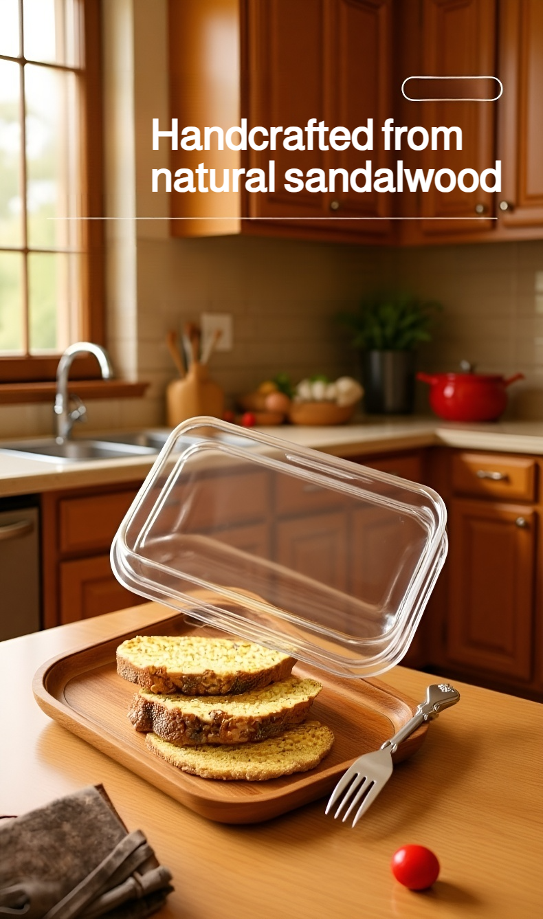 BPA-free kitchen snack tray and baking plate