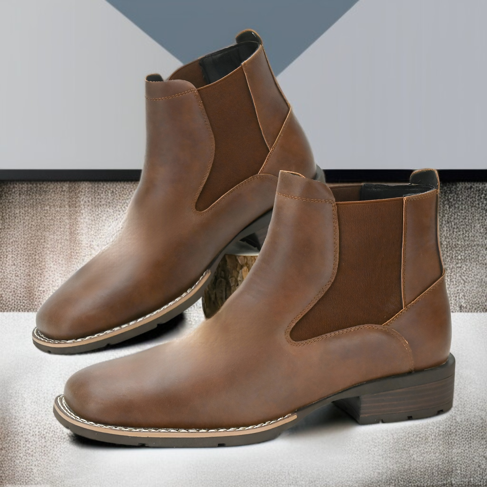 メンズ スリッポン チェルシー マーティンブーツ