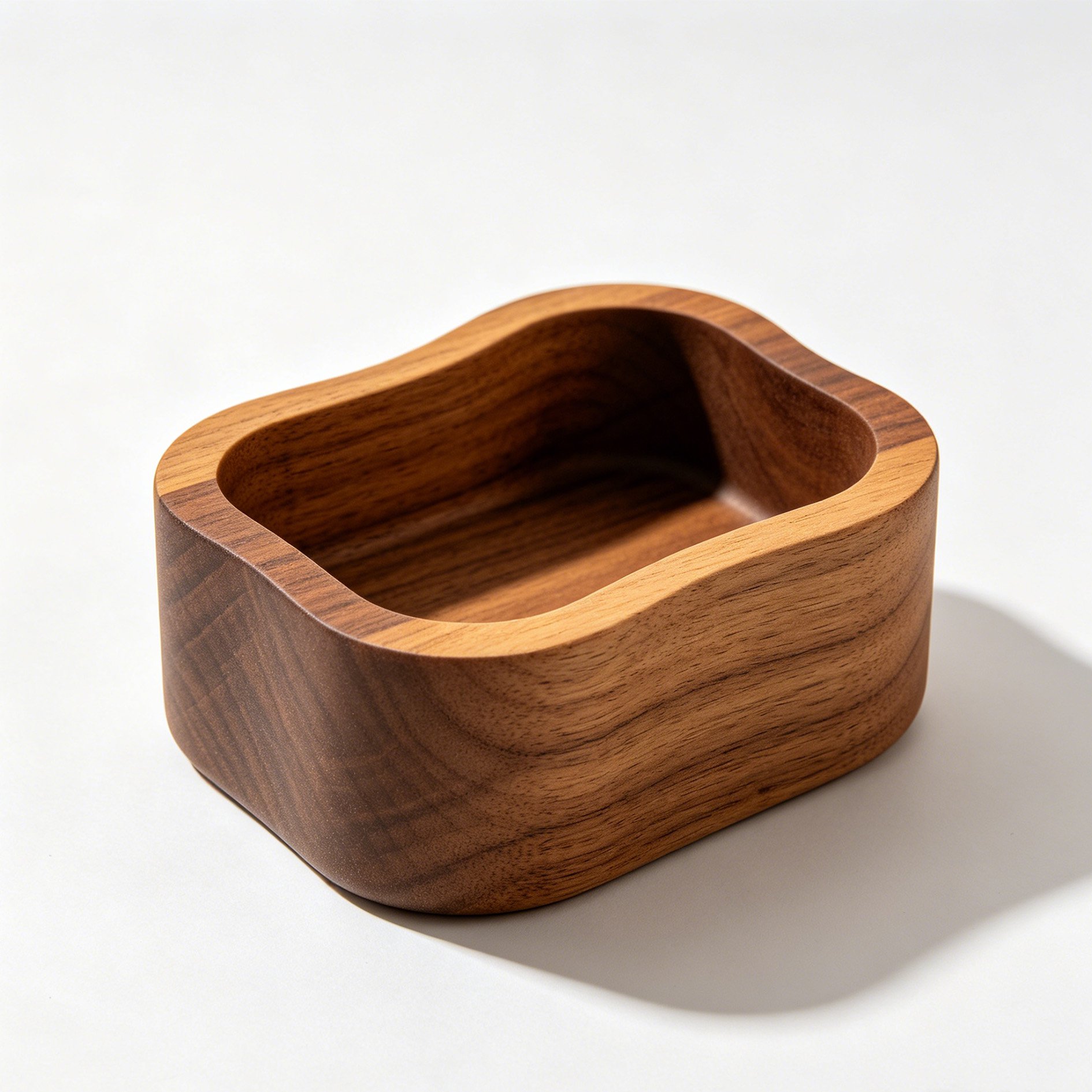 Aufbewahrungsbox aus naturbelassenem Holz mit matter Oberfläche (5er-Set)