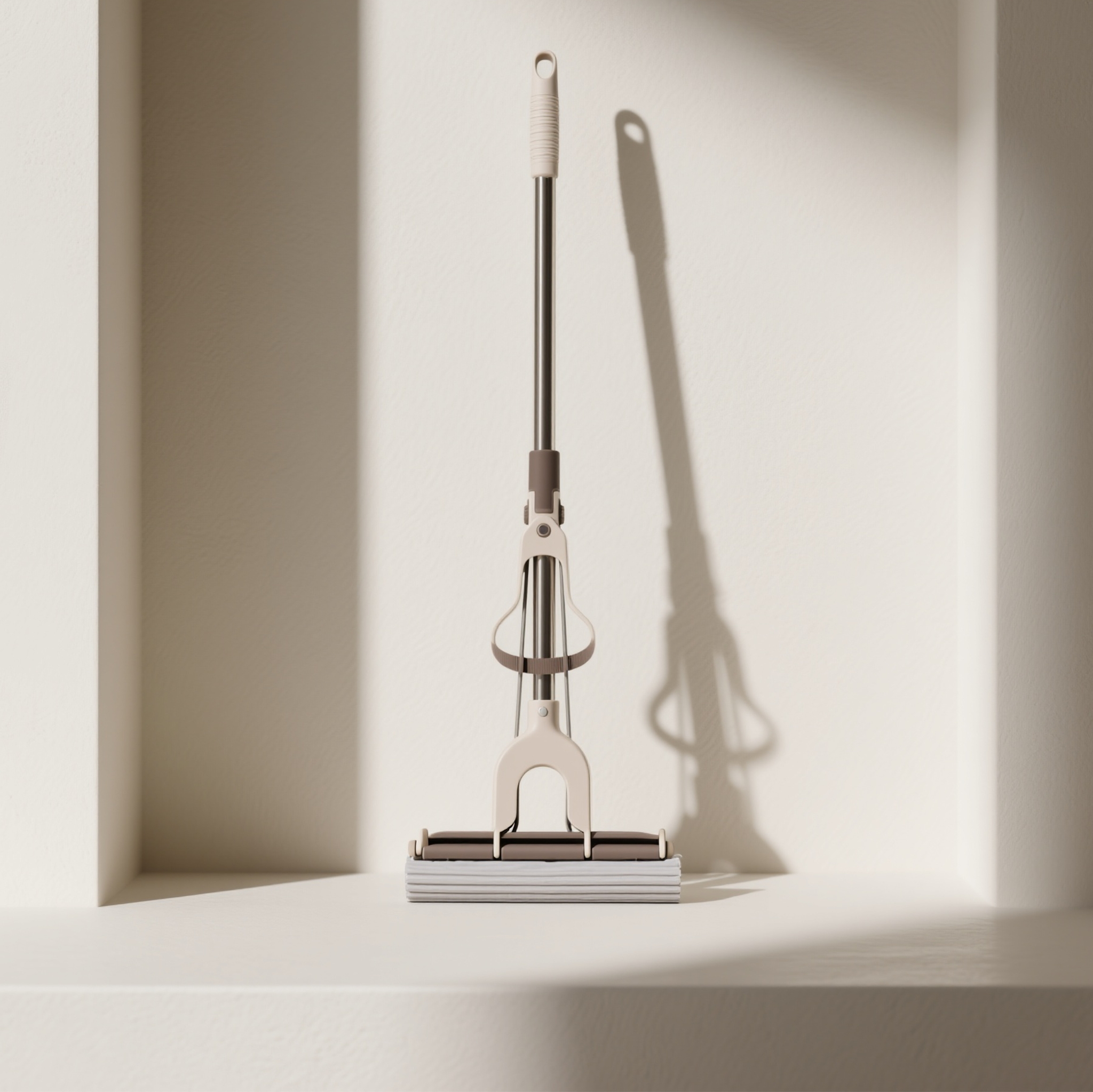 ไม้ถูพื้นฟองน้ำแบบหมุนอัจฉริยะ