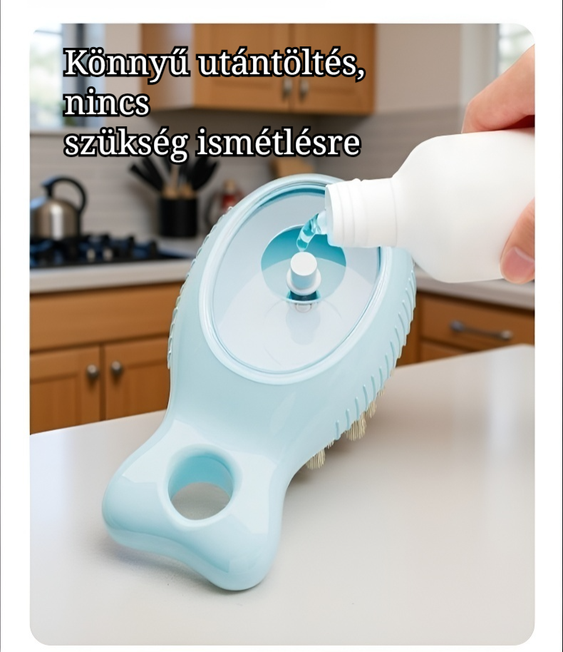 Praktikus konyhai tisztítókefe edényekhez