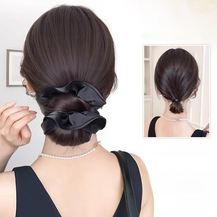 丸子頭假髮女抓夾