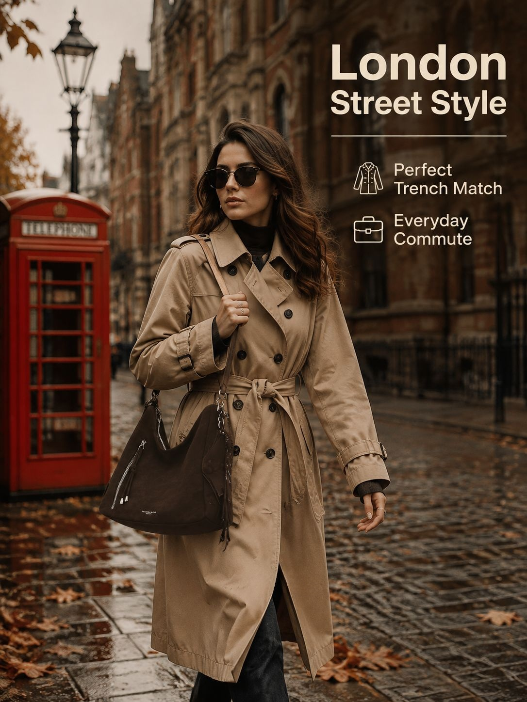 Retro-chic, stylish, versatile, large-capacity backpack/shoulder/crossbody bag