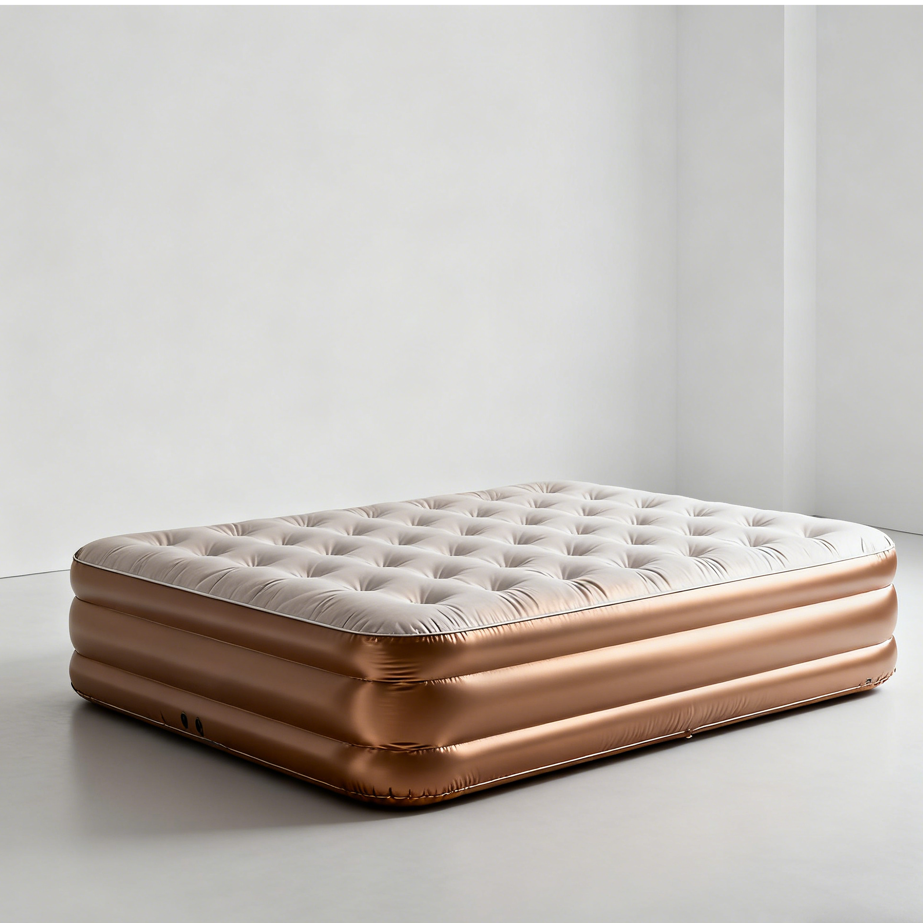 내장 에어매트가 있는 야외 텐트