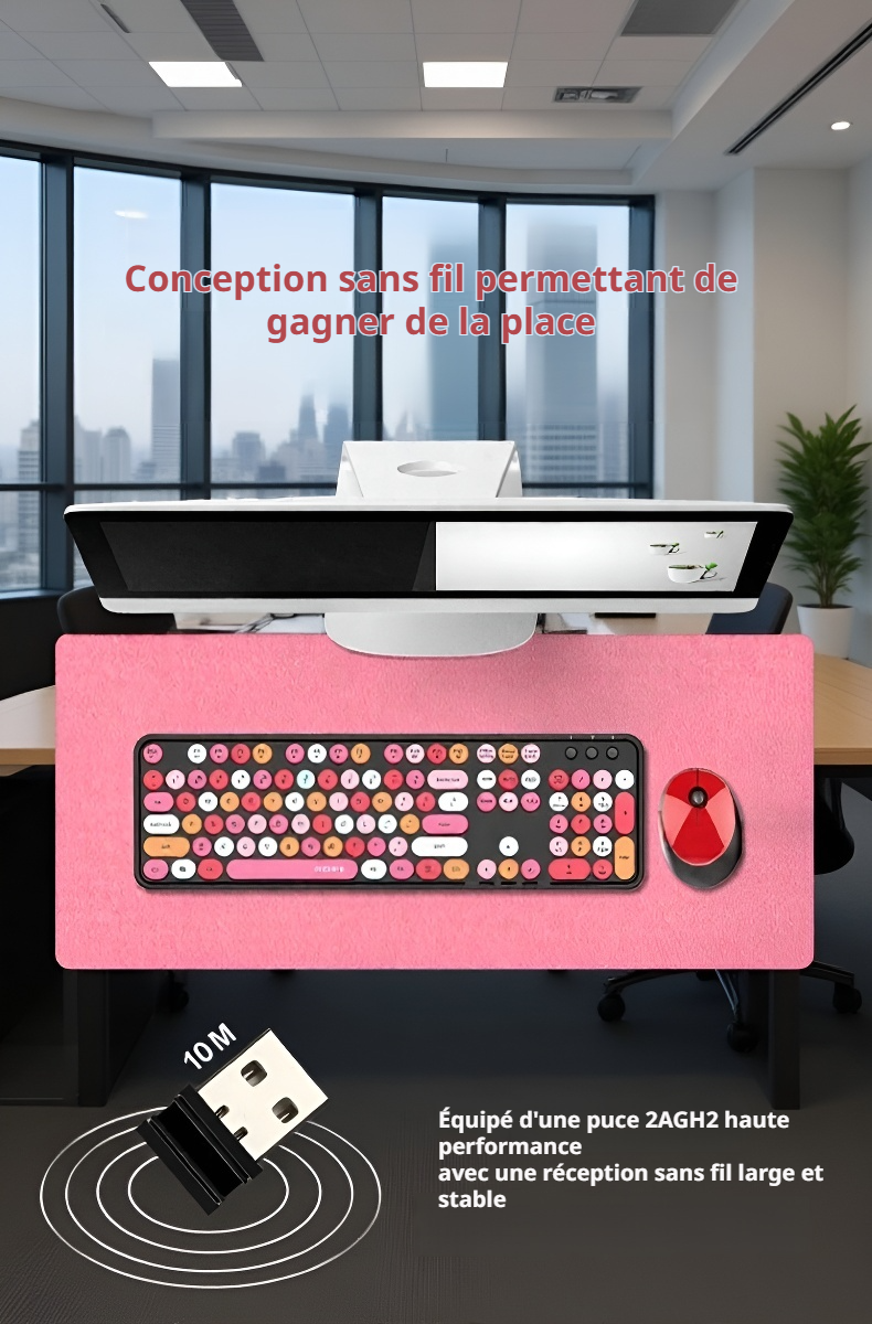 Accessoires informatiques sans fil pour ordinateur