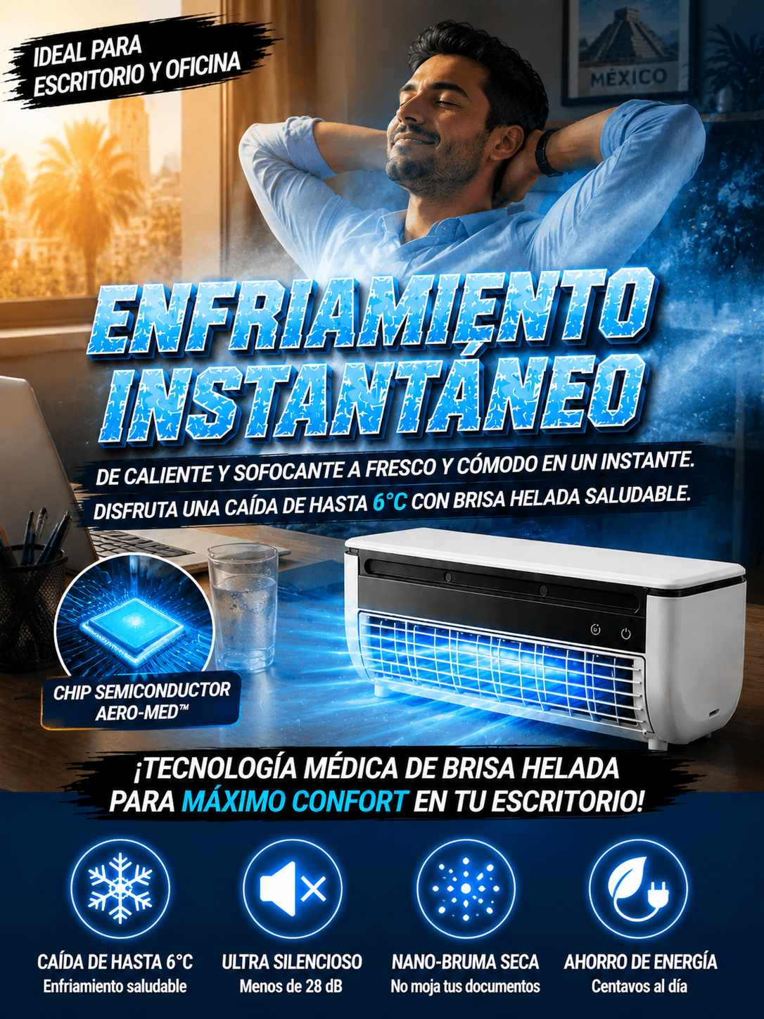 【 Zero Instalación 】Climatizador Portátil Beople: ¡Frío instantáneo sin romper muros!