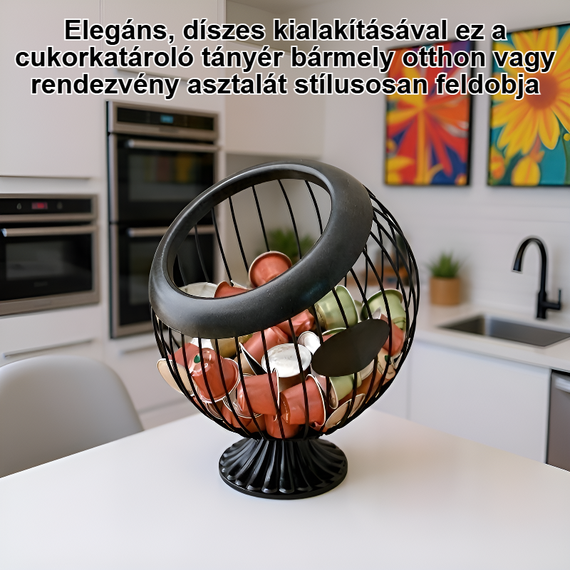 Díszes cukorkatároló tányér