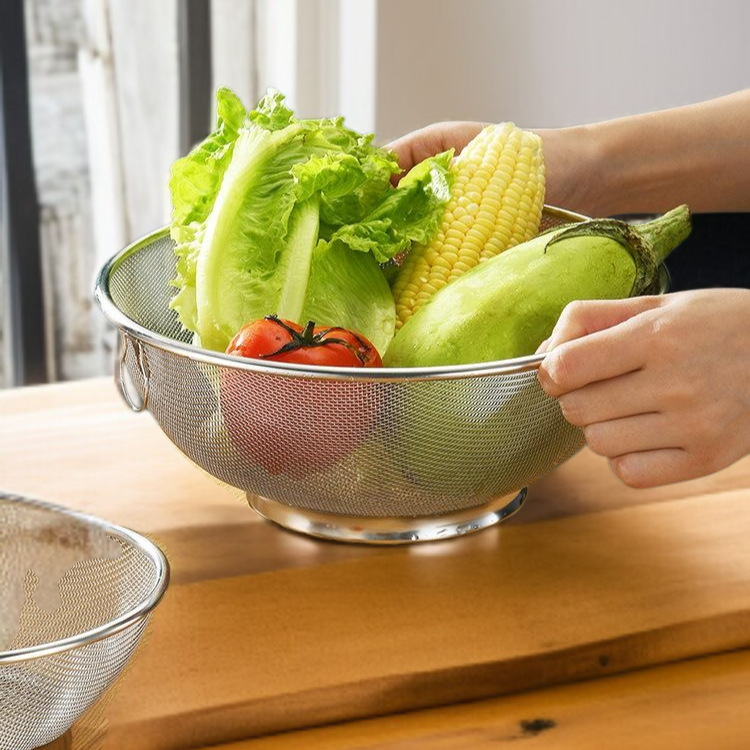 水切り機能付きバスケットのディテール