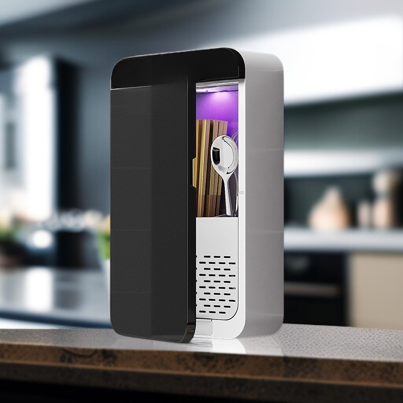 Multi-functional Wall-mounted Disinfection Chopstick Holder Rack