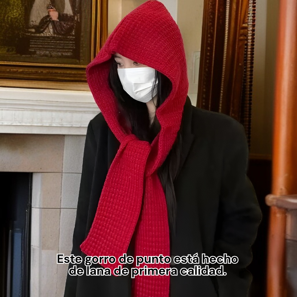 Gorro de punto de lana