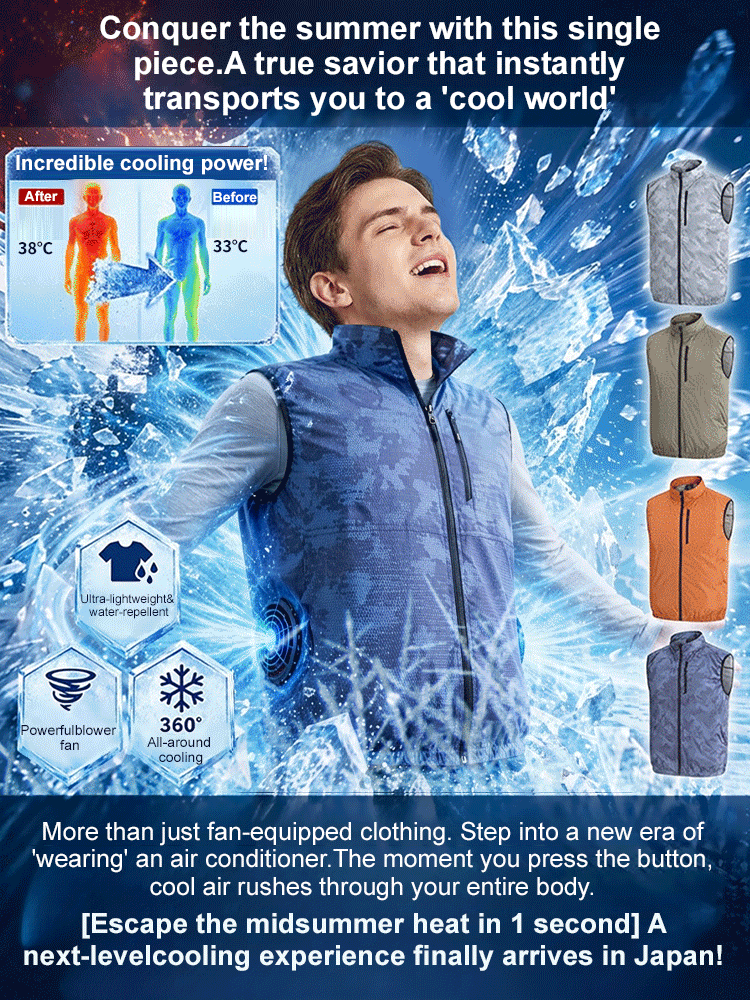 Rapid Cooling Air-Conditioned Fan Jacket