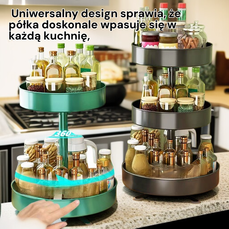 Obrotowa półka kuchenna