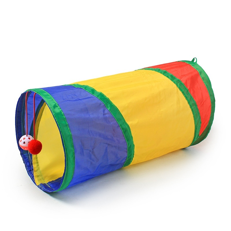 Pet Cat Three-way Tunnel Toy Straight Tent