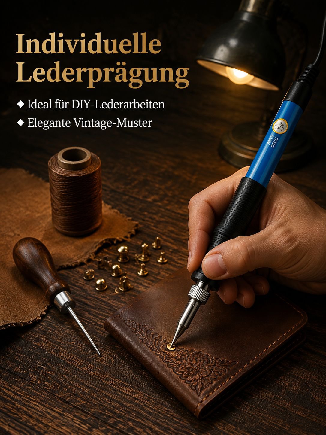 Lötspitzen und Zubehör im Set enthalten