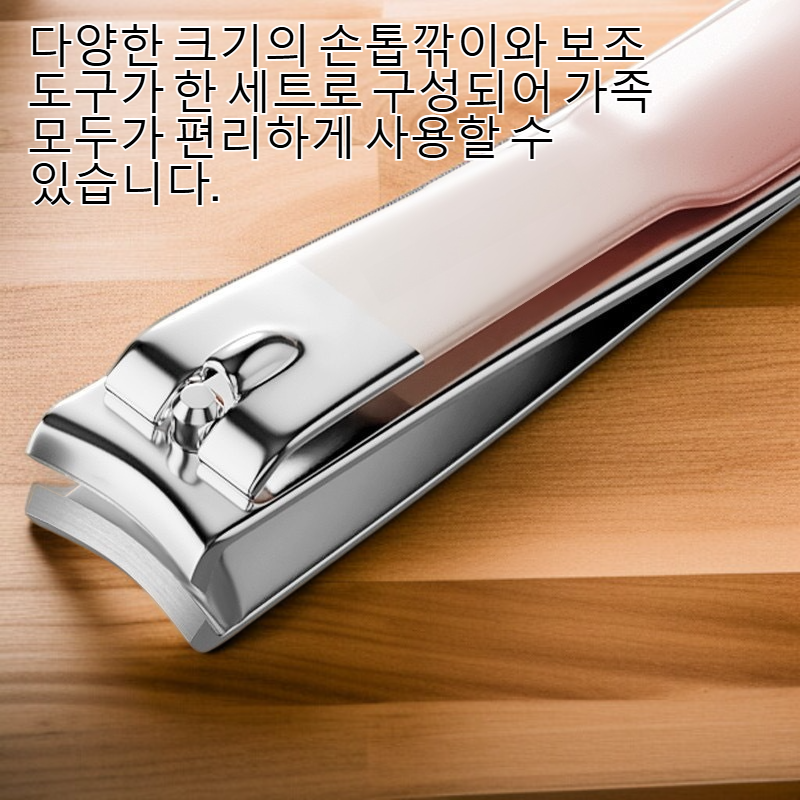날카롭고 튼튼한 손톱깎이 세트