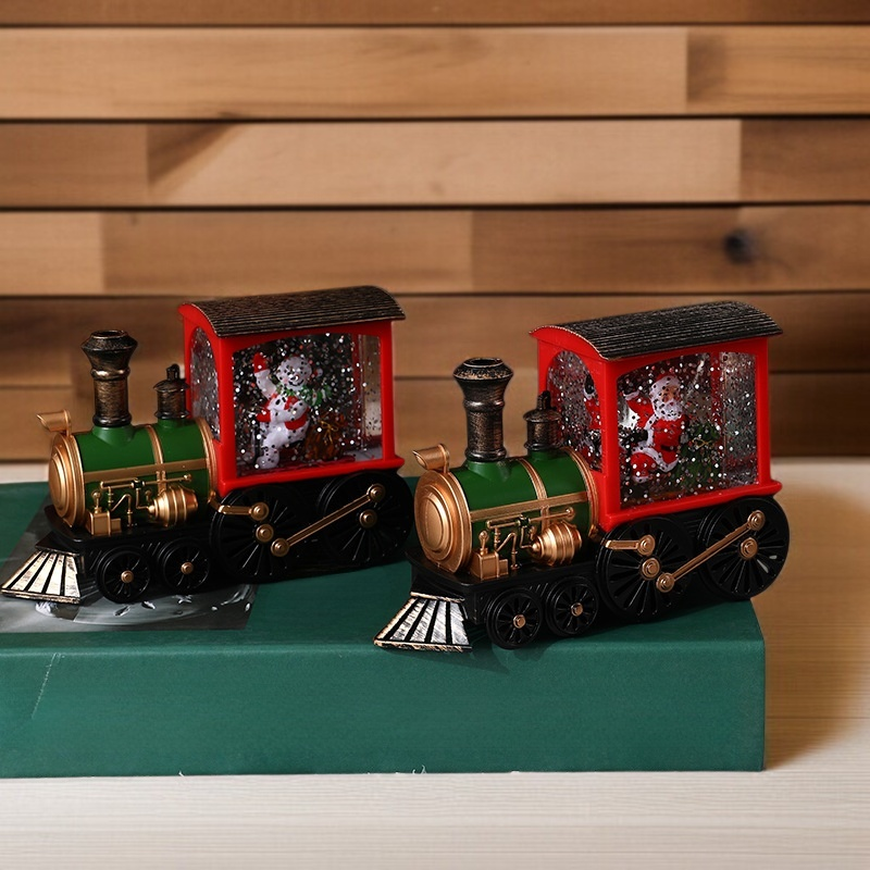 고급스러운 디자인의 크리스마스 기차 테이블 소품