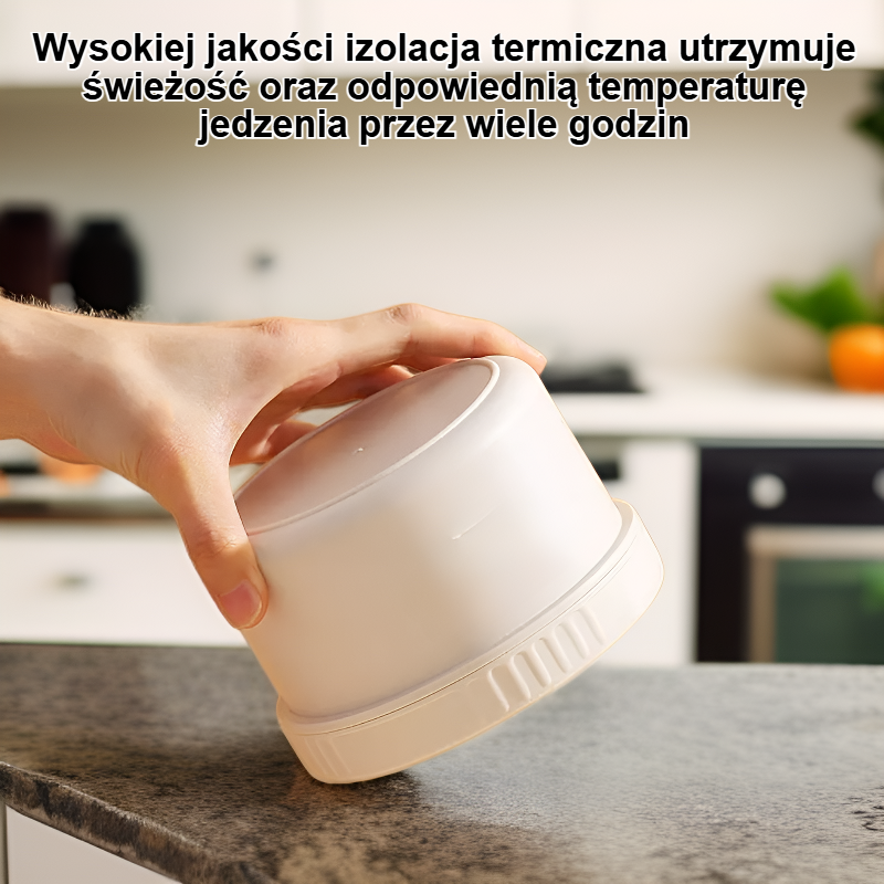 Przenośny, izolowany lunchbox dla jednej osoby, idealny dla uczniów
