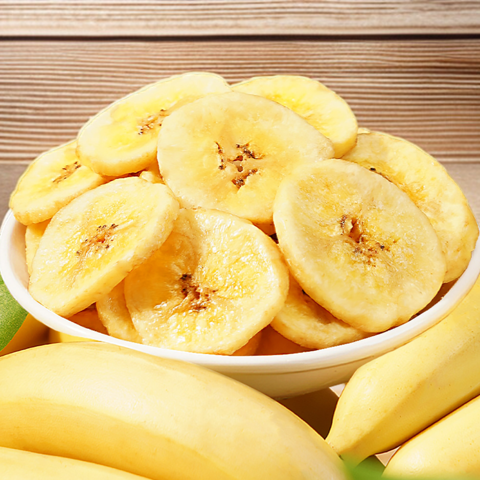 フルーツチップスとしてのバナナチップス