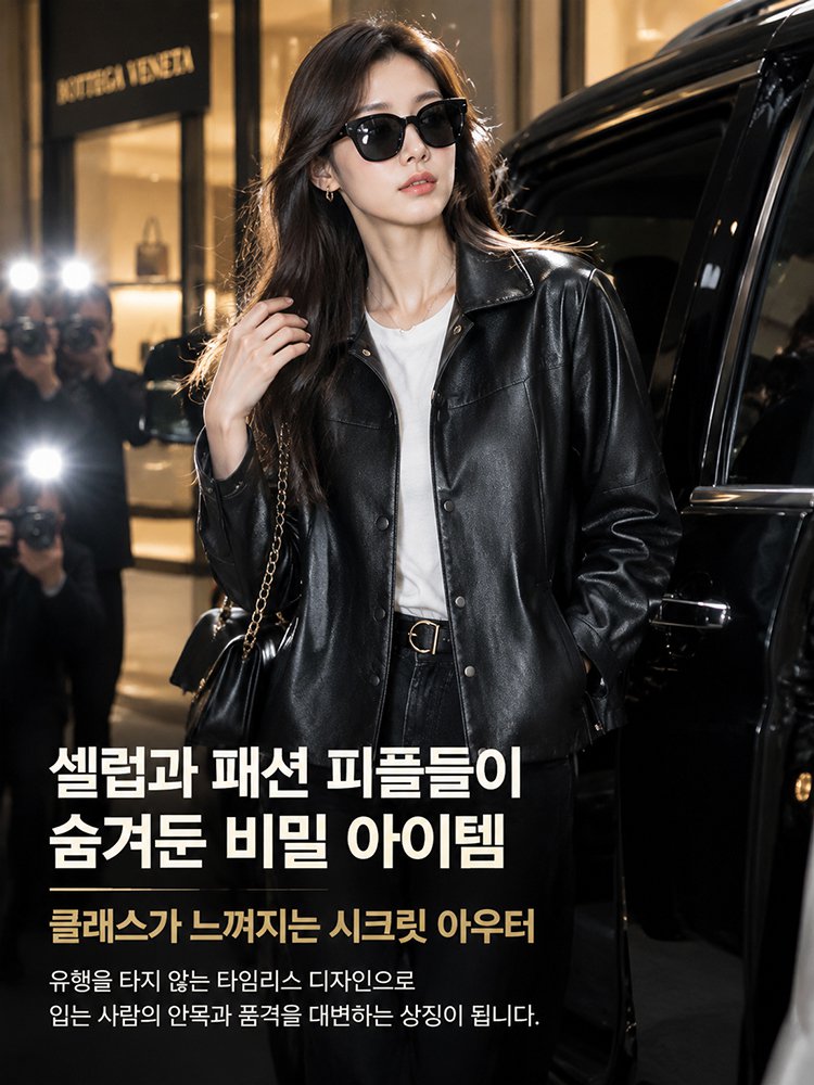 밀라노 하이엔드 소프트 램스킨 양가죽 숏 자켓